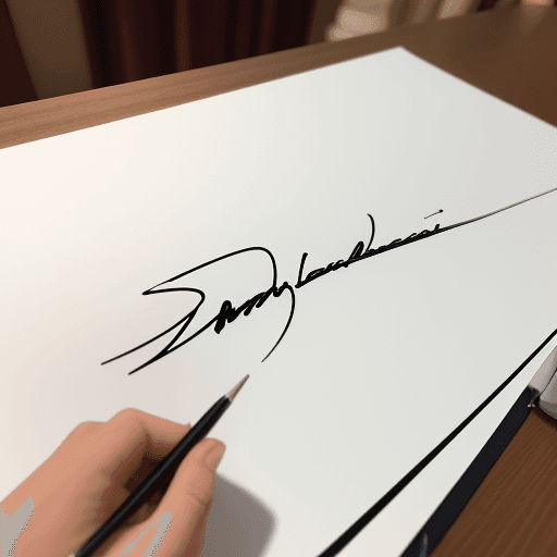AI generated: create a hand signature for the name Angelo Pallanca, just the signature, frontal, no other elements