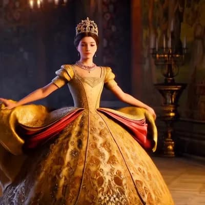 AI generated video: princess, 