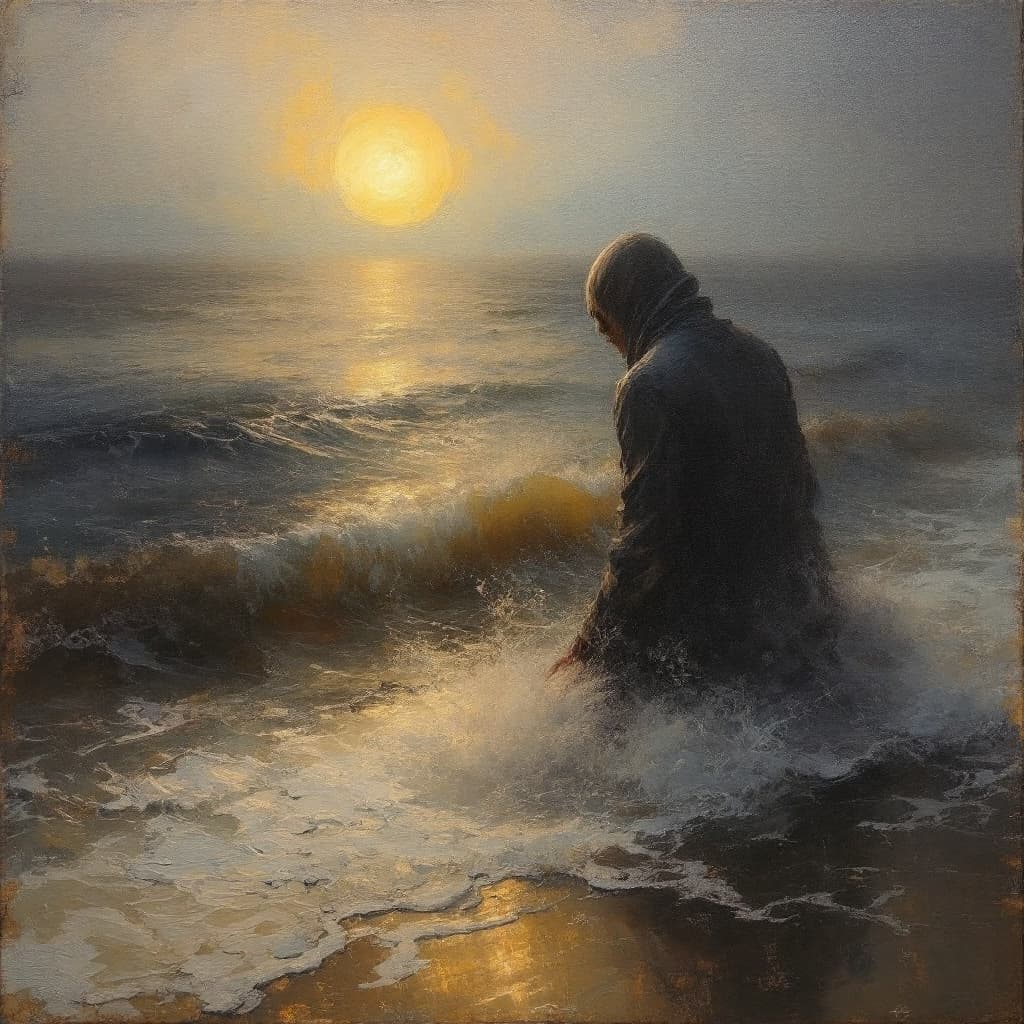 AI generated: Oil painting, Odd Nerdrum inspiration and style