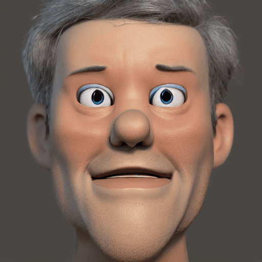 AI generated: Pixar style man portrait, 4k, 8k, unreal engine, octane render photorealistic by cosmicwonder, hdr, ...