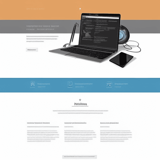 AI generated: For my website I want photo for here section about web development. That website about my personal p...