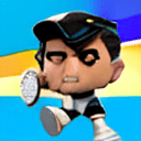 AI generated: full body 3 d render of Carlos Alcaraz tennis player as a funko pop!, studio lighting, white backgro...