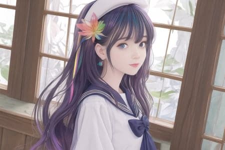 GoodAsianGirlFace-Half Anime Style - Image 2