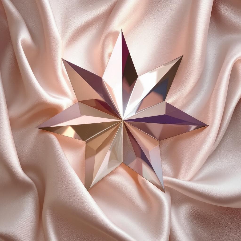 AI generated: Create an Emblem of the 14 High Fashion Dominarcs (Beauty & Presence). Emblem: A seven-pointed star ...