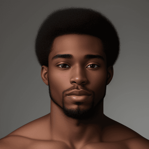 AI generated: A 28 year old handsome black male