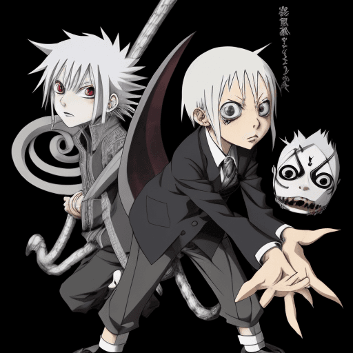 AI generated: manga soul eater Asura