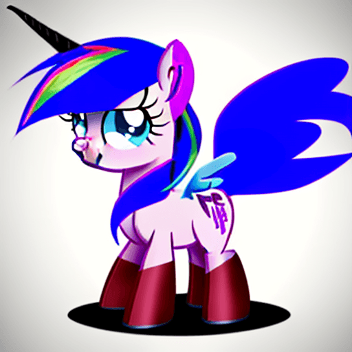 AI generated: my little pony characters do arson