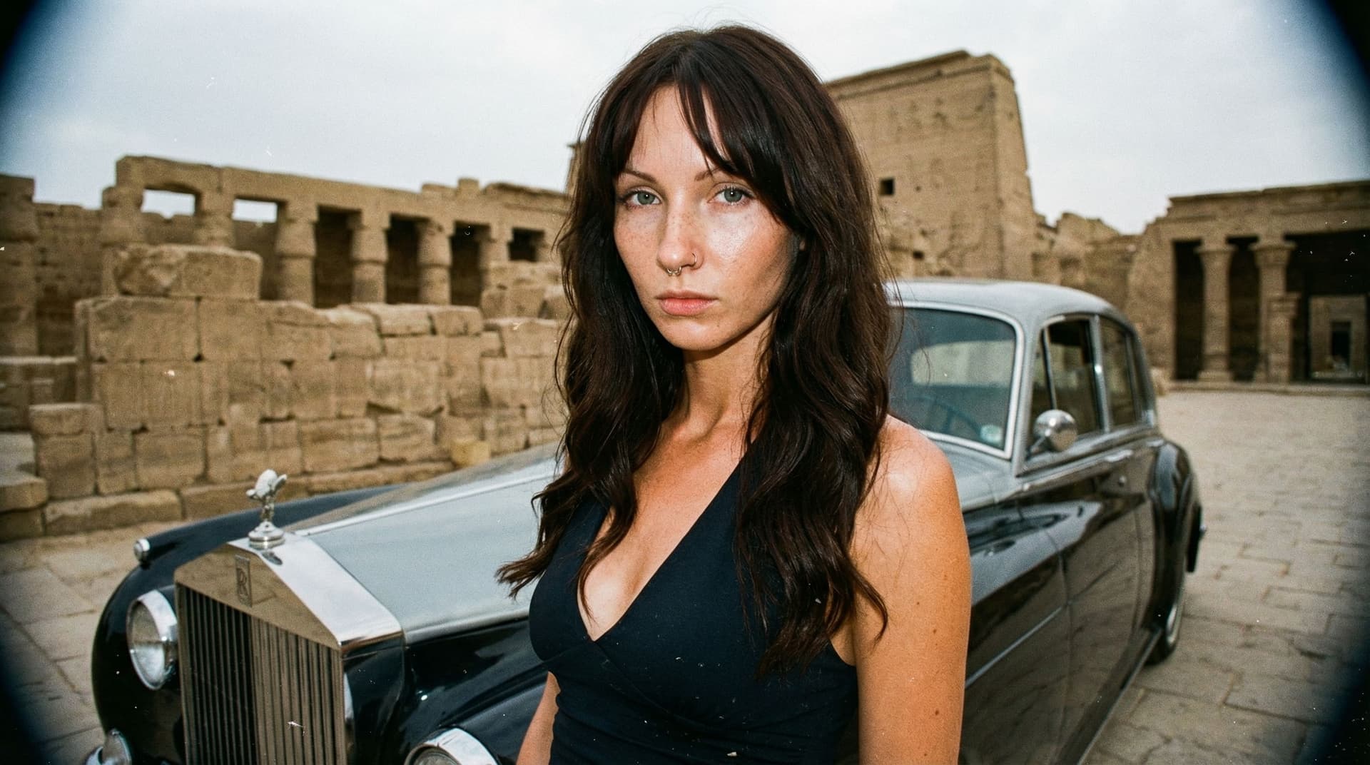 AI generated: full body image of the the uploaded woman as a temptress in style of a A ultra realistic photo of th...