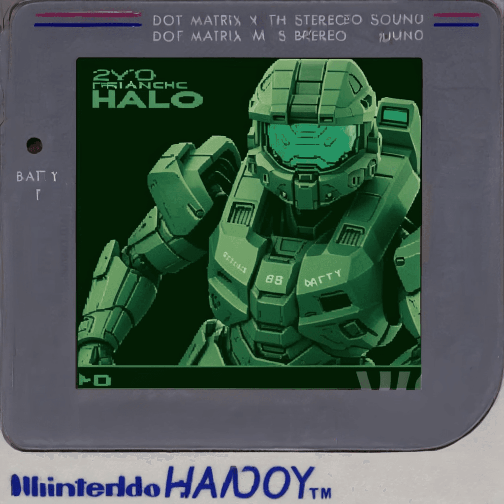 Game Boy Monochrome Style