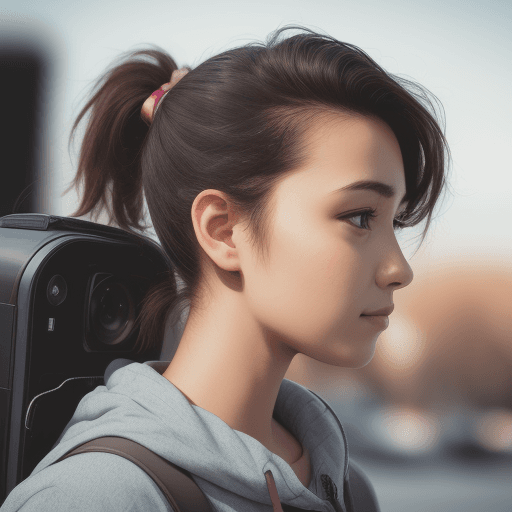 AI generated: profile picture facing camera