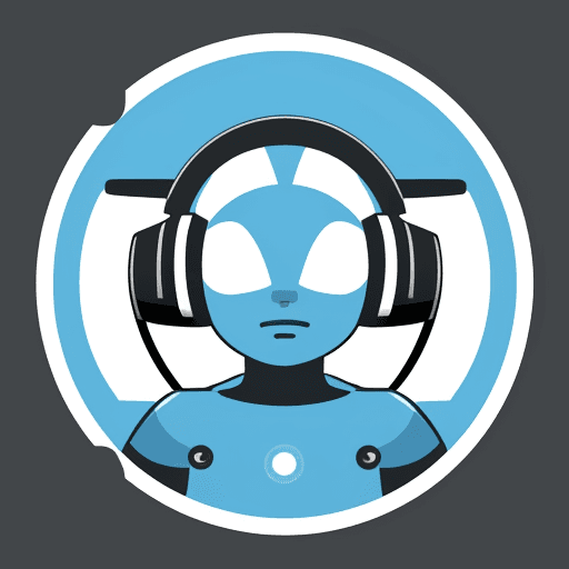 AI generated: Avatar icon for music rhythm bot, high resolution, minimalist design