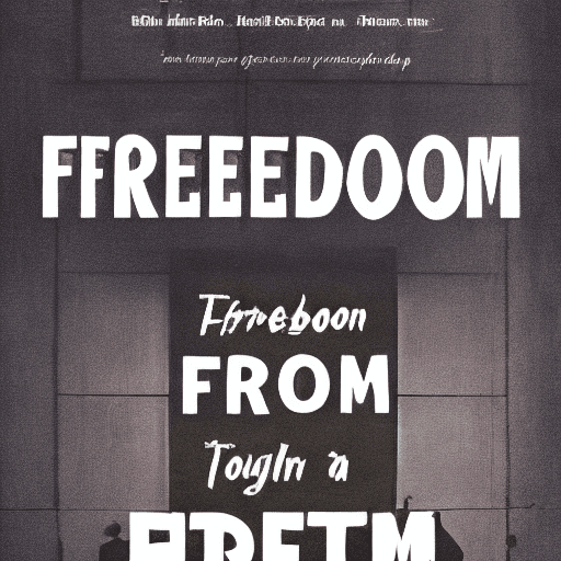 AI generated: freedom book cover
