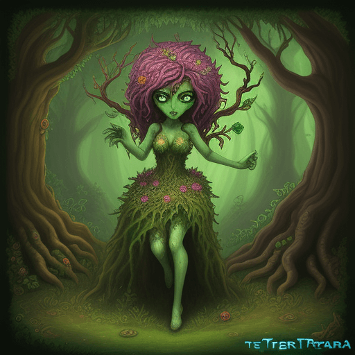 AI generated: Dryad from Terraria