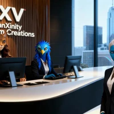 AI generated video: Create a cinematic scene from this image where the characters in the scene are showing signs warth, ...