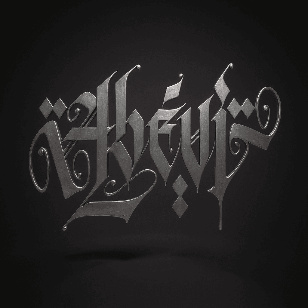 AI generated: Convert the uploaded object into a hyper-realistic 3D render of a metallic sculpture. The sculpture ...