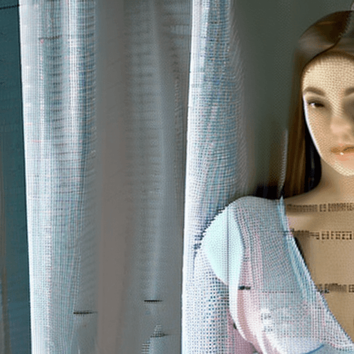 AI generated: young beautiful woman in a room, makeup, handjob, curtains, front facing, daytime, closeup POV, big ...