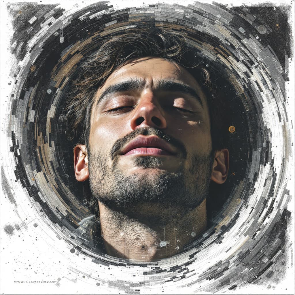 AI generated: demonstrate how technology has made the man's desire for a happy life more realizable.