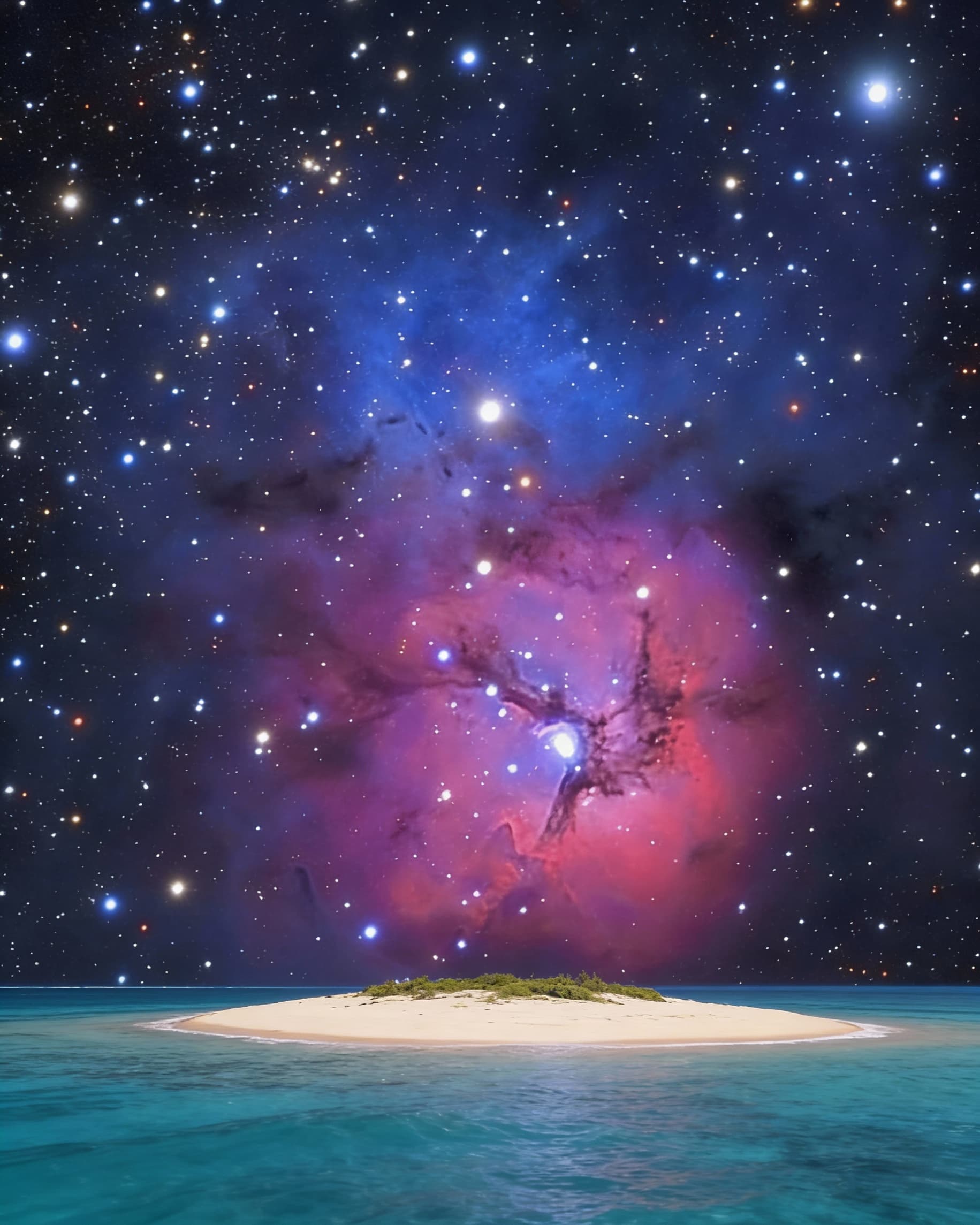 AI generated: Somwhere out there in the vast nothingness of space
Somewhere faraway in space and time
Staring up...