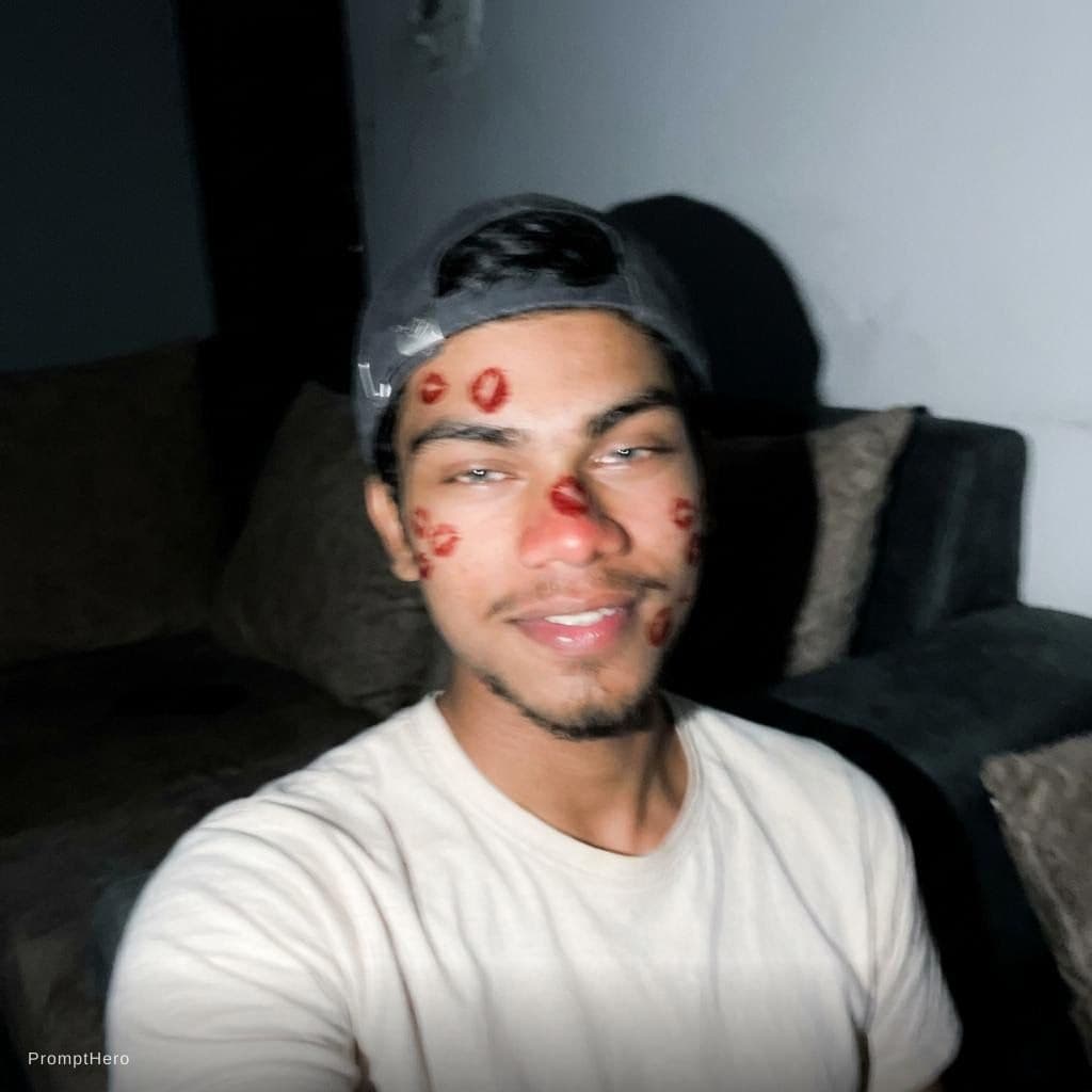 AI generated: Using the uploaded reference photo, create a standard iPhone selfie with flash. There's no clear sub...