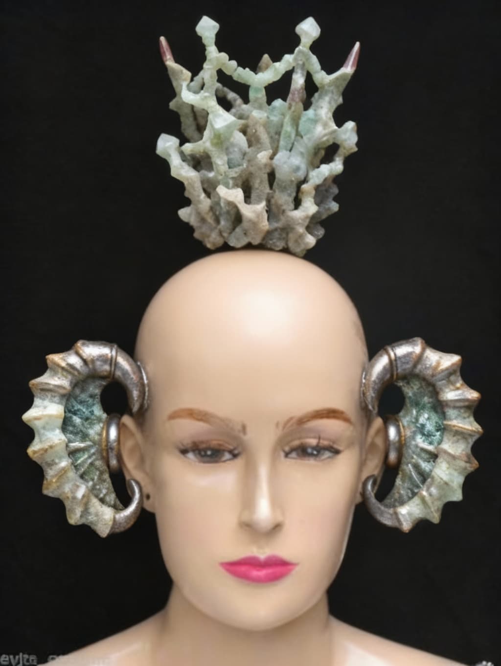 AI generated: Aevyrnian emissaries. These emissaries wear fashionable alien  Or’thiran mineral-forged helixes that...