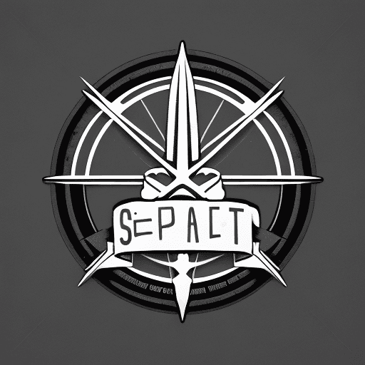 AI generated: openstack openshift seaweedfs logo black and white