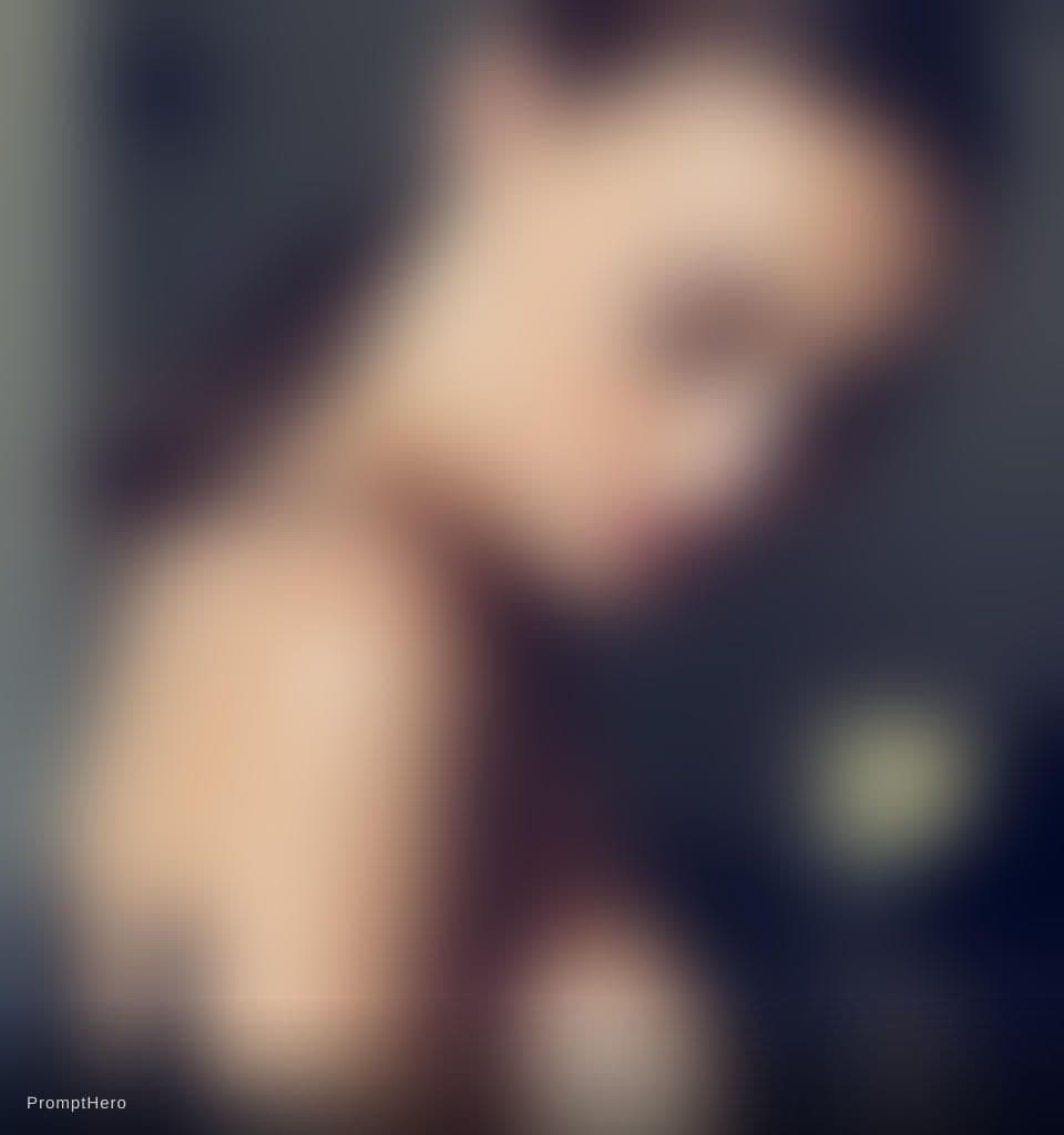 AI generated: Model turns away from viewer and reaches down to touch their toes, shaking hips side to side