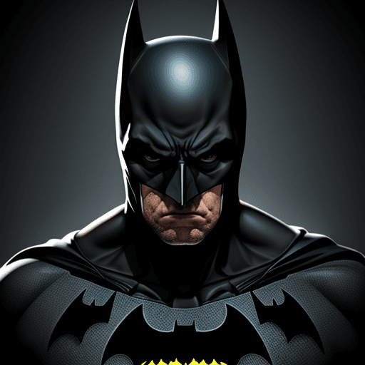AI generated:  Batman mental disease,4k ,ultra d 