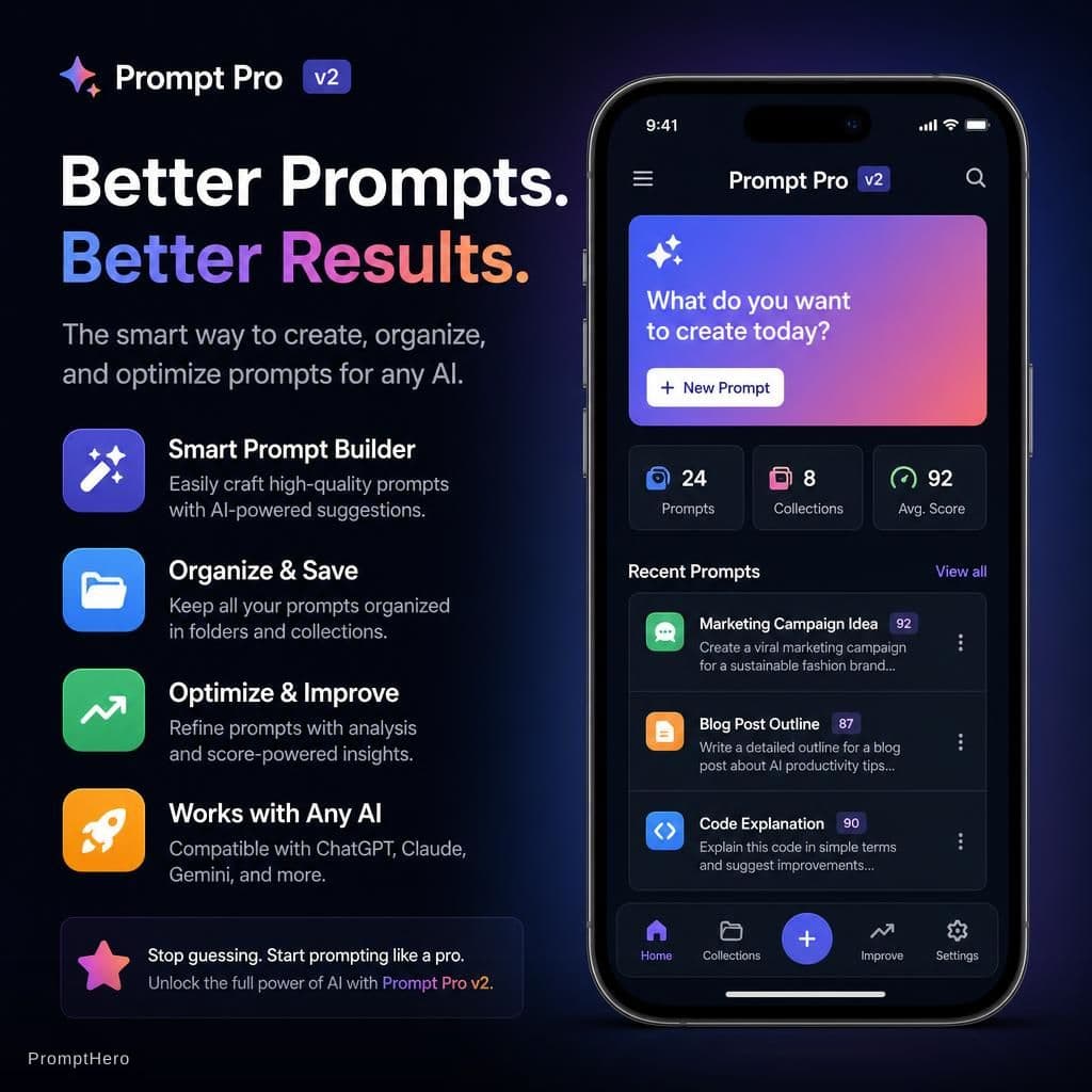 AI generated: Our app portrait prompt pro v2