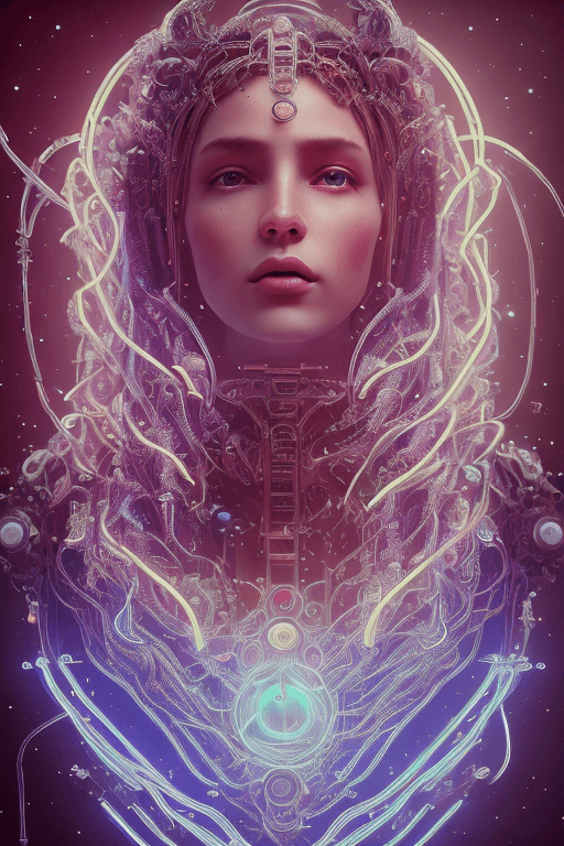 AI generated: <lora:openjourneyLora_v1:0.75>| <lora:synthwavepunkLora300:0.25>| neon light sign in design of face ...
