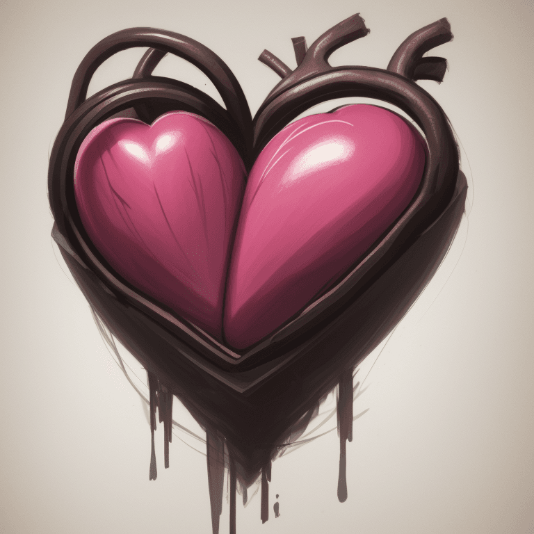 AI generated: heart, concept art