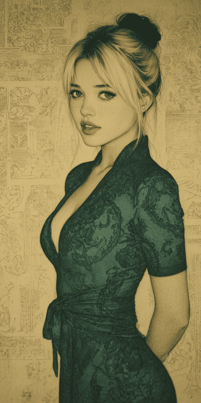 AI generated: a painting of a blonde woman, in the style of Ross Tran --chaos 75 --ar 1:2 --sref 1934824667 --prof...