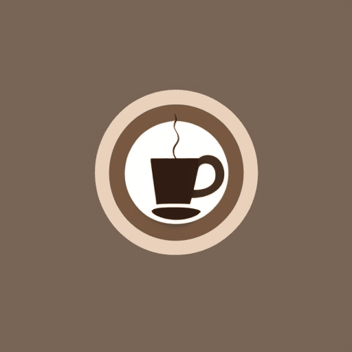AI generated: a modern coffee shop logo, minimalist design, brown monochromatic color scheme, sleek and simple sha...