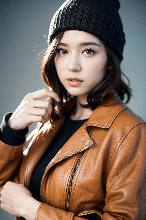 AI generated: ( (8k:1.27), best quality, masterpiece, ultra highres:1.2) Photo of Pretty Japanese woman (beautiful...