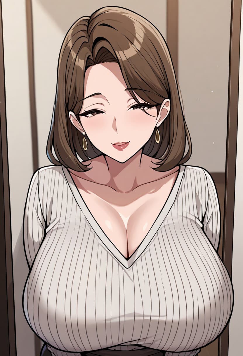 AI generated: milf mother japanese, huge breasts