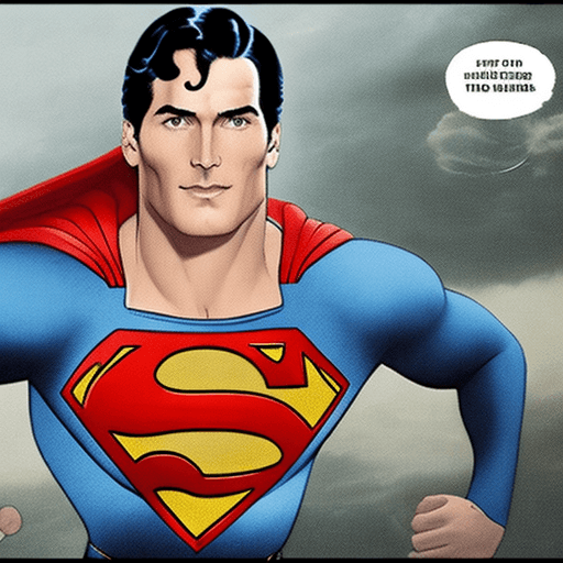 AI generated: superman meme