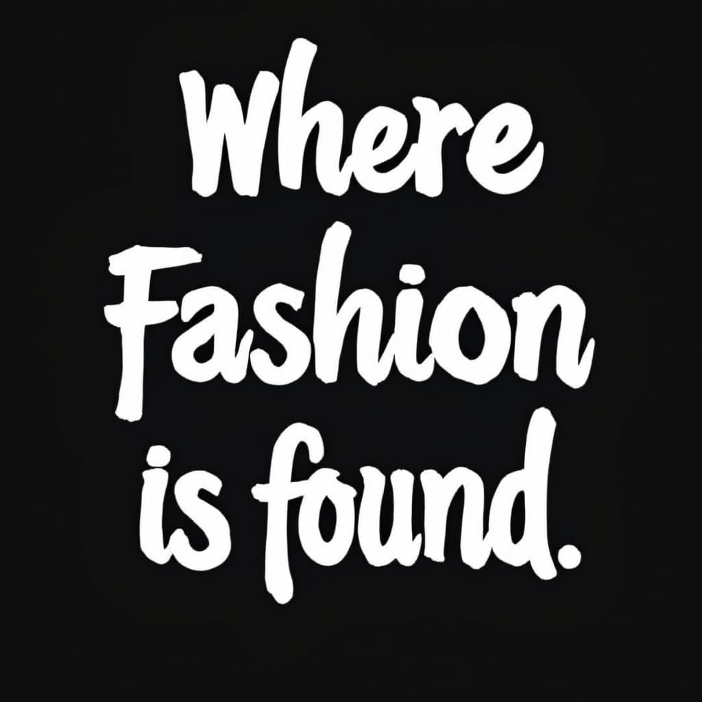 AI generated: Where Fashion is found