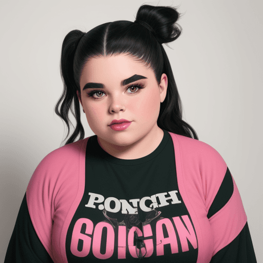 AI generated: Image of Bella Poarch