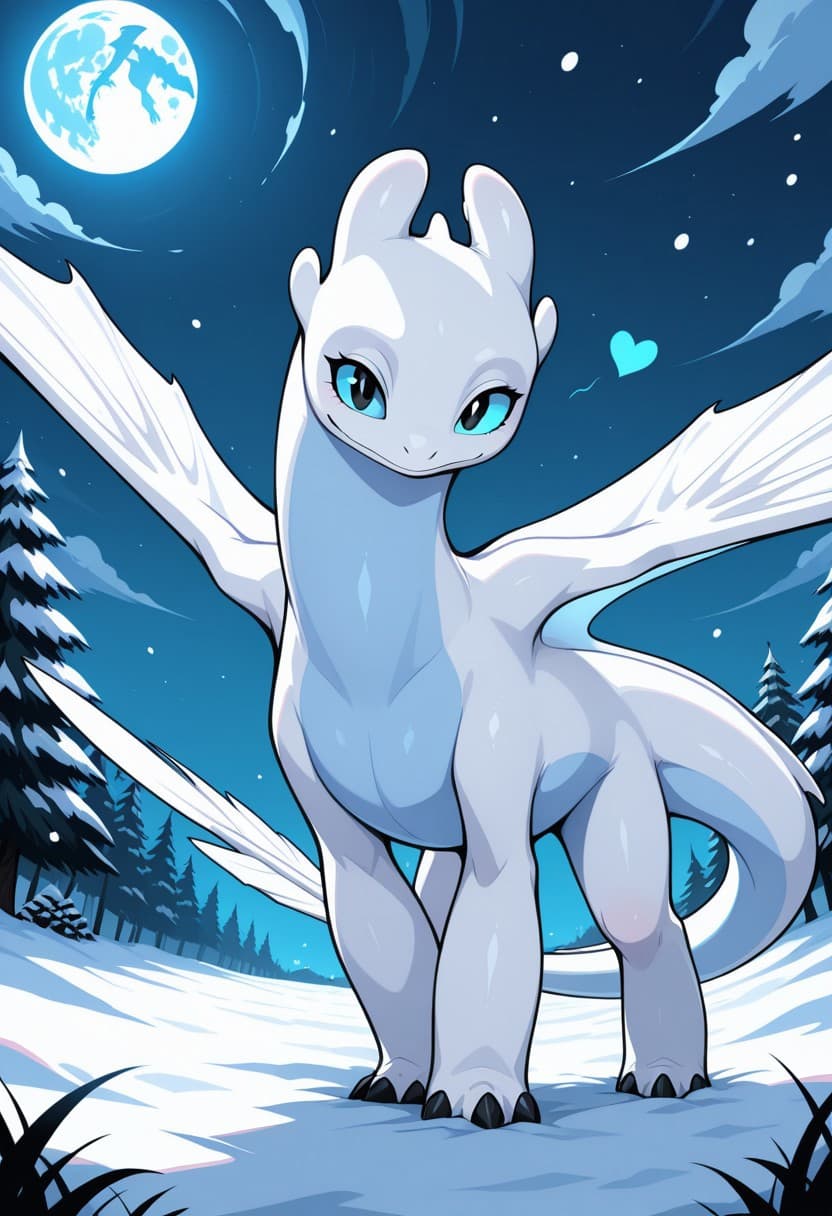 NUBLESS / LIGHT FURY - HTTYD [PONY] - Image 5