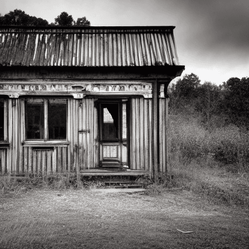 AI generated: Embark on a mid-journey that carries you to a forgotten place, where the echoes of blues music rever...