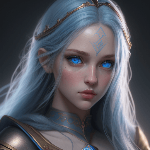 AI generated: wizard girl, beautiful lips, simmetrical eyes, blue eyes, hiperrealistic, 8k, High quality picture. ...