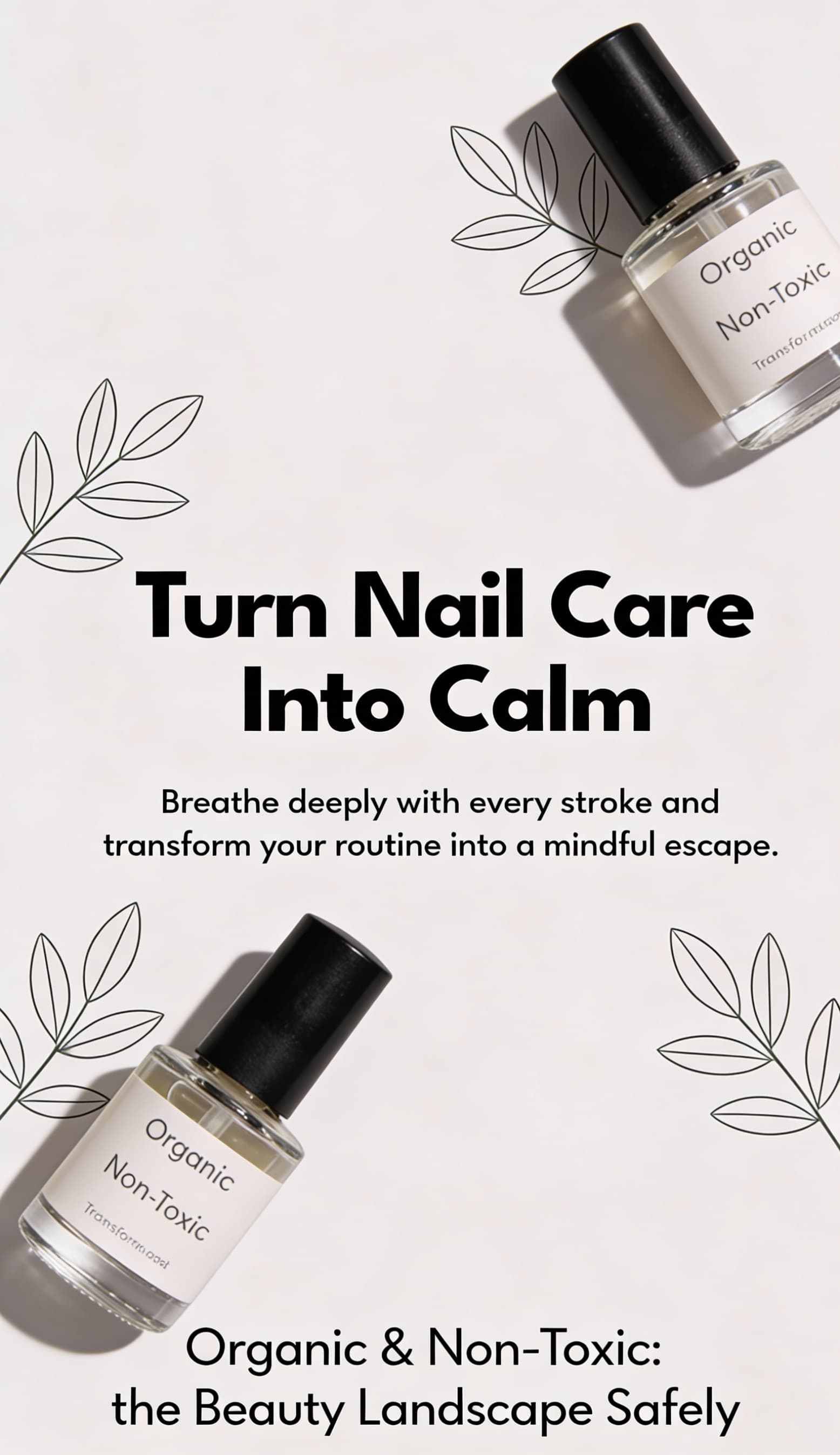 AI generated: Organic and non-toxic nail care products are transforming the beauty landscape. These products offer...
