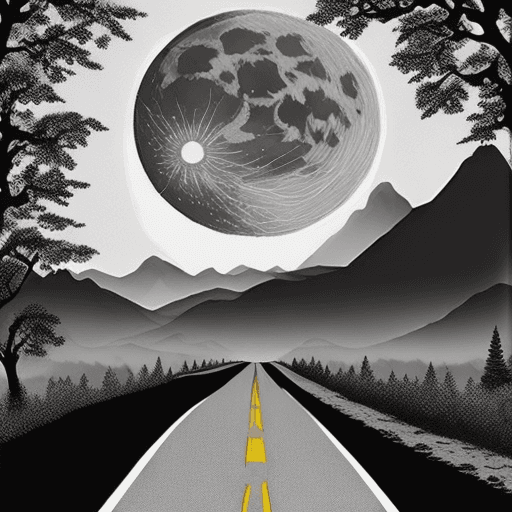 AI generated: Let it be a forest with dense trees. Let it be a thin path winding through the forest. Let there be ...