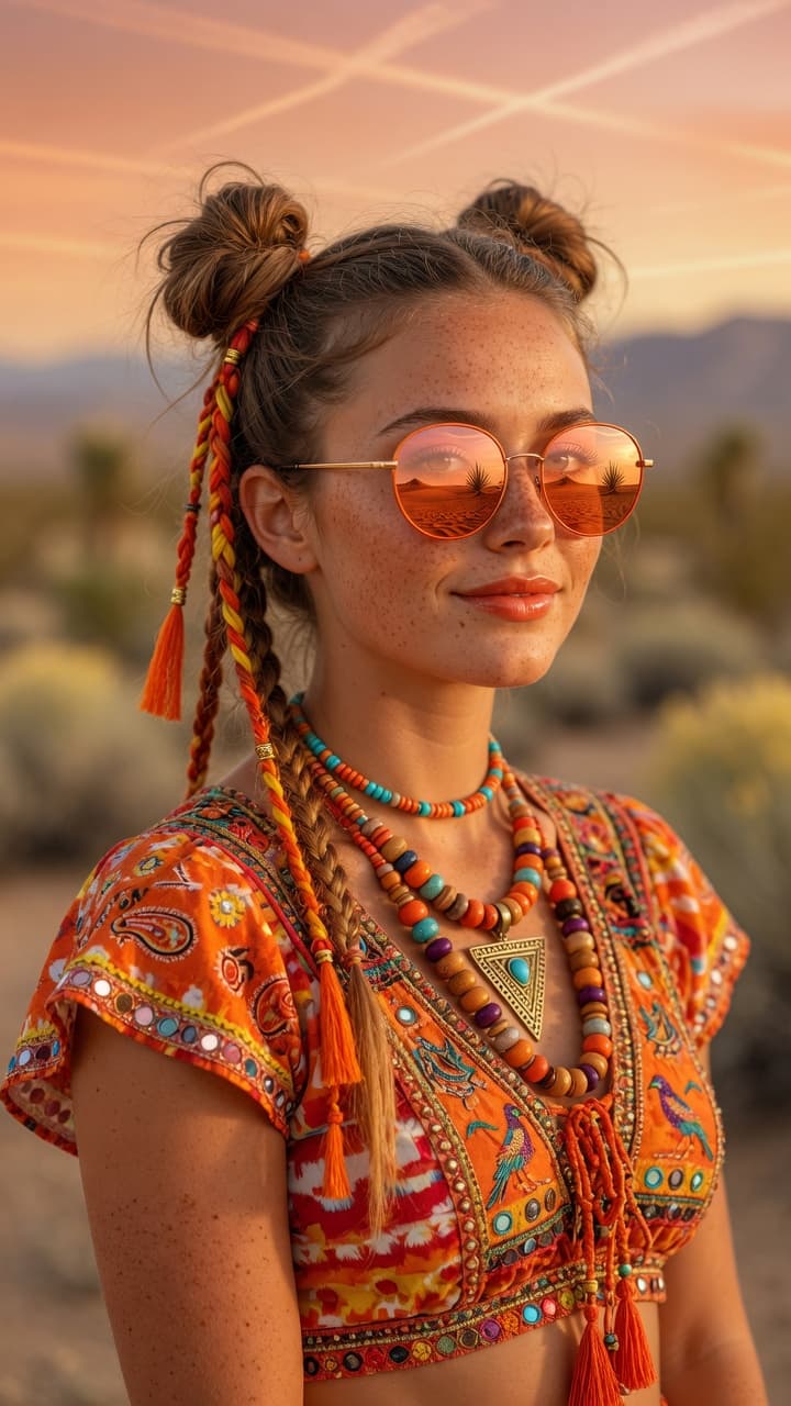 AI generated: Ultra-realistic National Geographic level photograph of a beautiful young woman with sun-kissed skin...