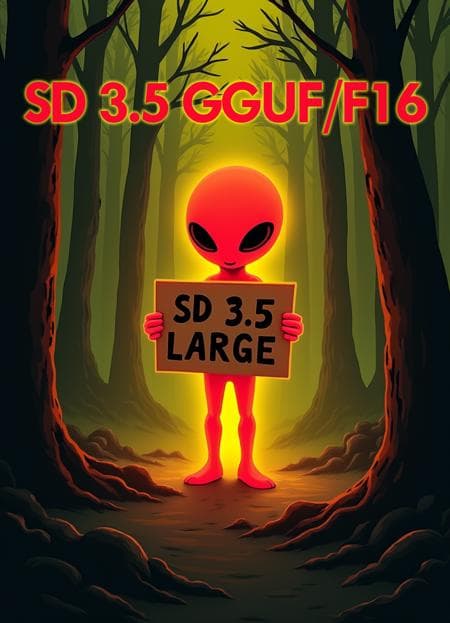 SD 3.5 Large GGUF Q4/Q4.1 Q5/Q5.1 Q8 F16