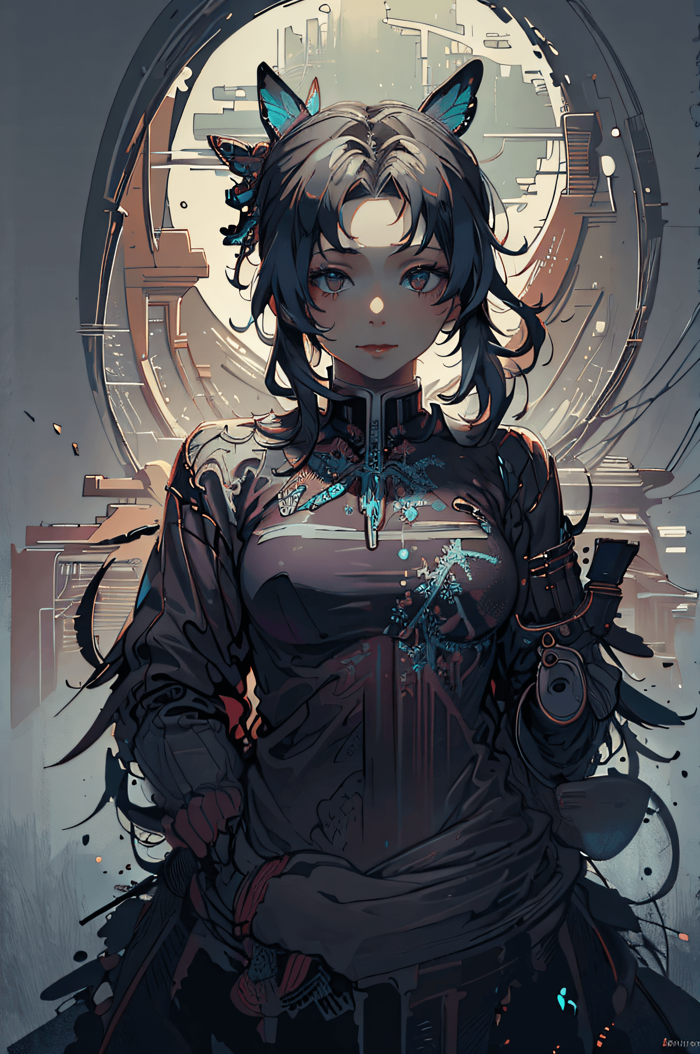 AI generated: (masterpiece, top quality, best quality, official art, beautiful and aesthetic:1.2), (1girl), extrem...