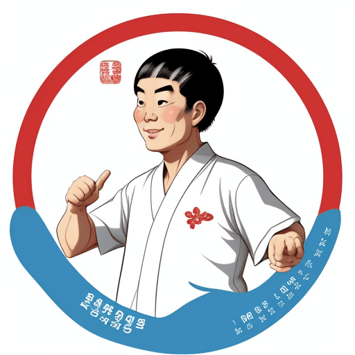 AI generated: dosan ahn chang ho, cartoon style, white background