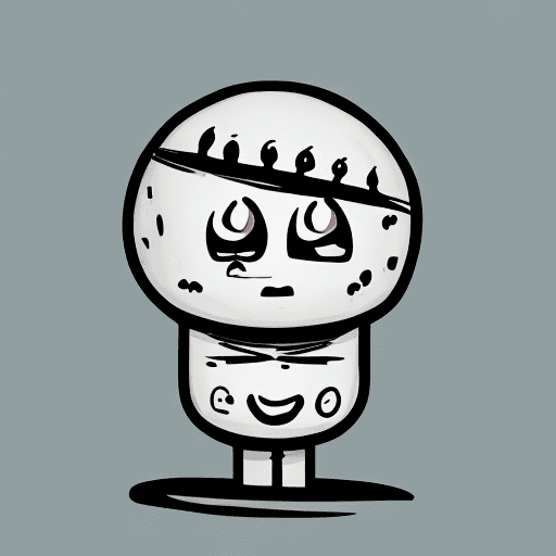 AI generated: 2D simple cute comic book character, head is shape and color of a Watermelon with 3 eyes, a nose, an...