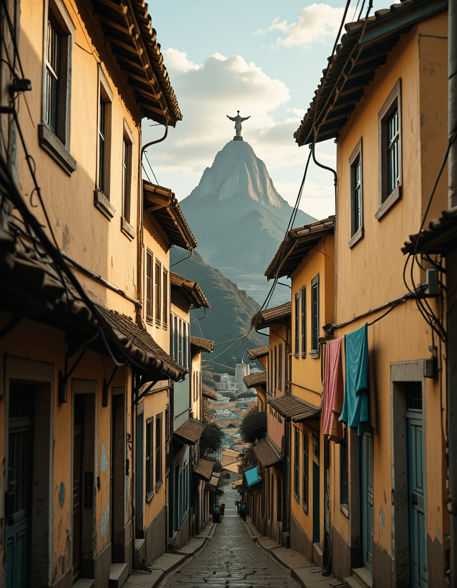 Rio de Janeiro favela illu - Image 2