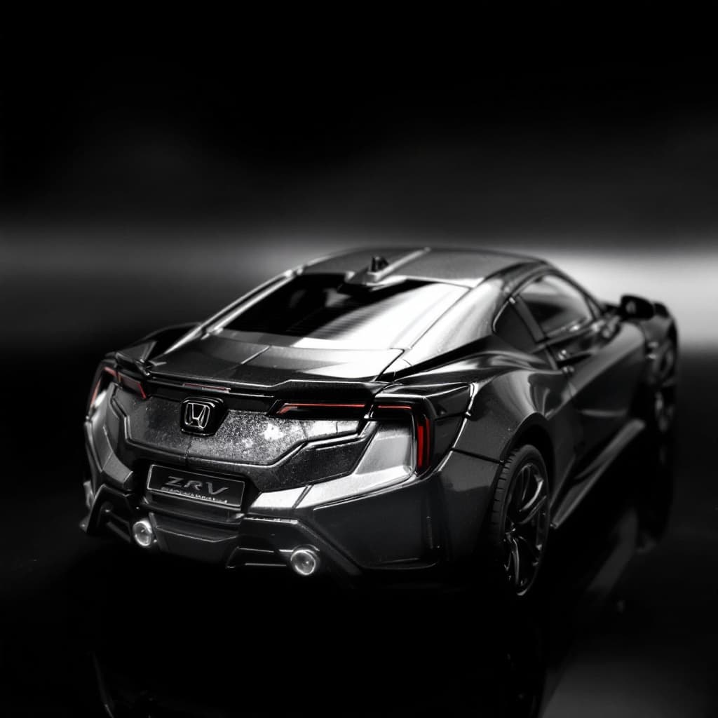 AI generated: Honda ZR-V SPORT CAR model 2025 Ruse Black Metallic