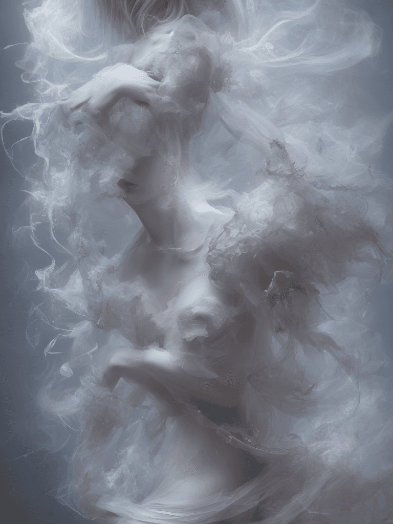 AI generated: Ghost in Smoke, Hauntingly beautiful,feerie lighting, wispy tendrils, etherial, Highly detailed, Art...